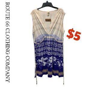 $5 ADD ON ITEM NWT route 66 slip on dress size 1X